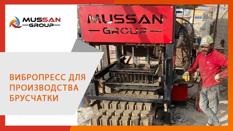 Вибропресс для производства брусчатки