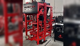 MG 2.1 Гидравлический вибропресс для производства бетонных блоков